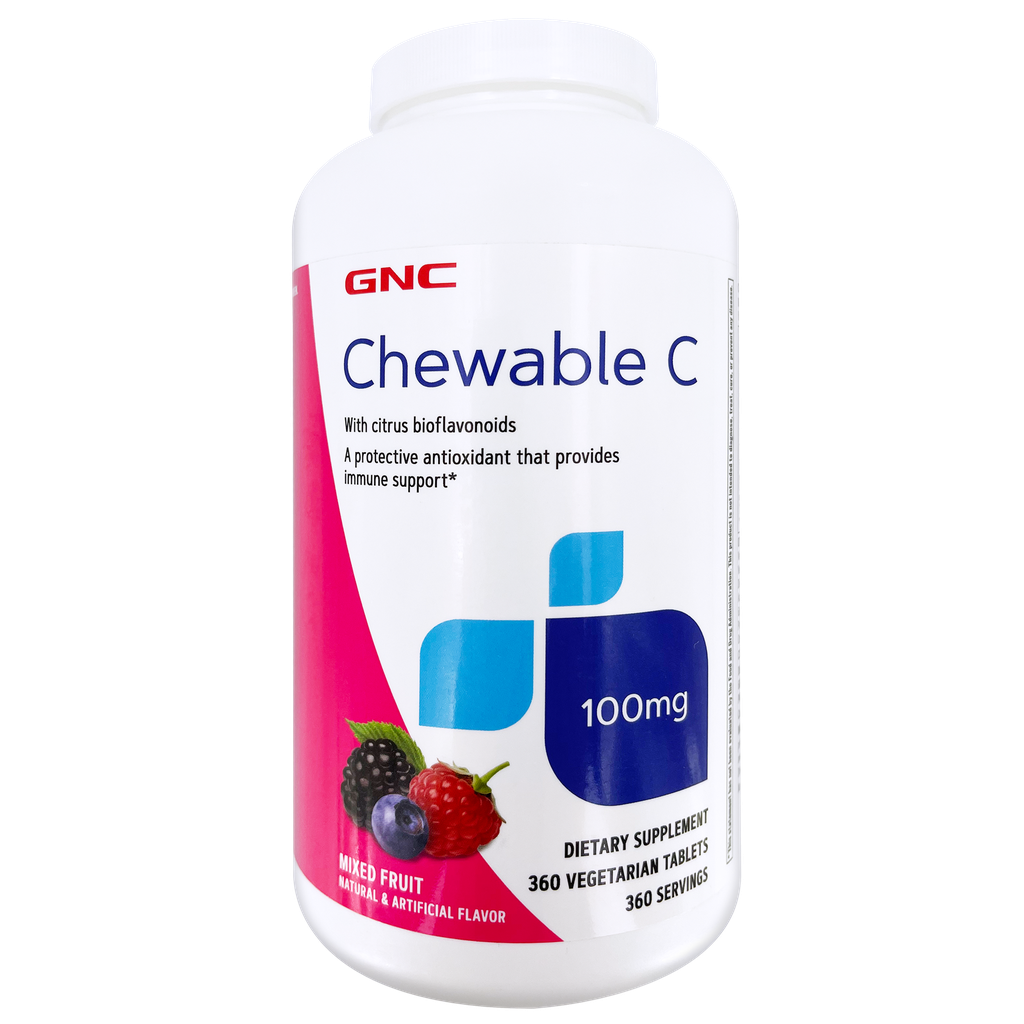 Chewable C 100 mg Chewable Mixed Fruit 360 Vegetarian Tablets